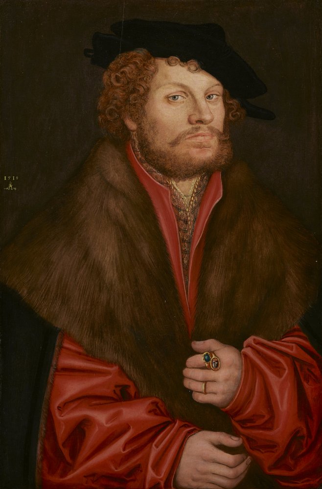 Portrait of Moritz Büchner by Lucas Cranach the Elder