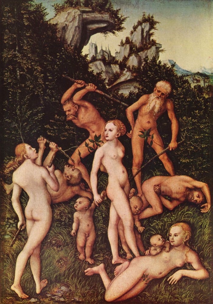 The Fruits of Jealousy (The Close of the Silver Age) by Lucas Cranach the Elder