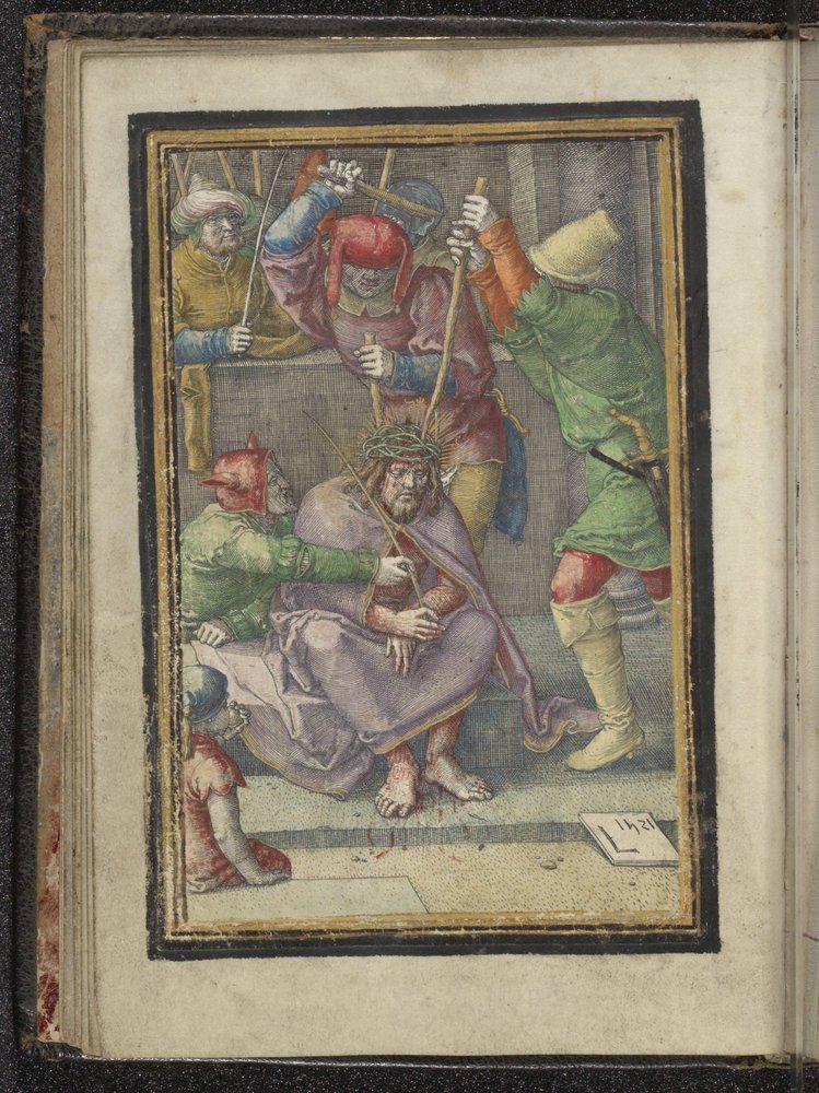 Crowning with Thorns, Passion of Christ (series title) by Lucas van Leyden