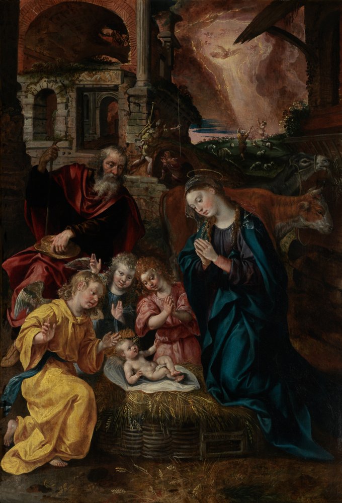 The Birth of Christ by Maarten de Vos