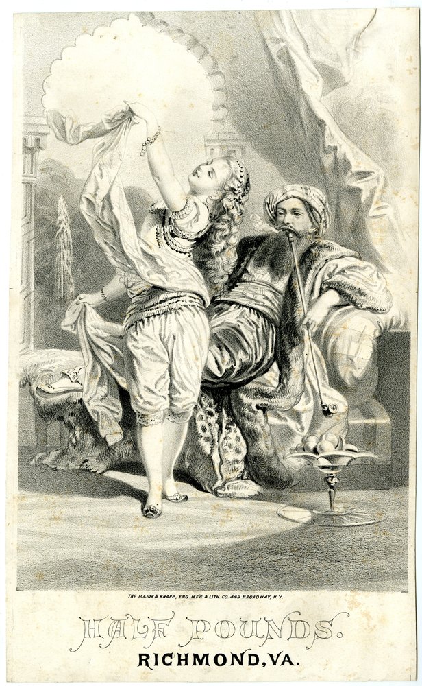 Half Pounds, Richmond, VA [tobacco advertisement] by Major and Knapp Sarony