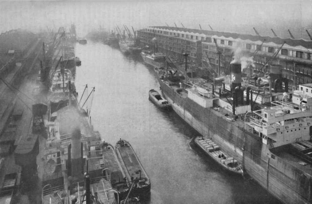 A Great Dockland of the North, Thirty-Four Miles from Sea and Yet a ...