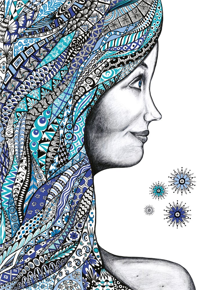 Blue Hair by MandalaSensual