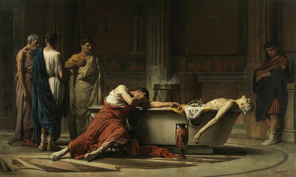 The Death of Seneca by Manuel Dominguez y Sanchez