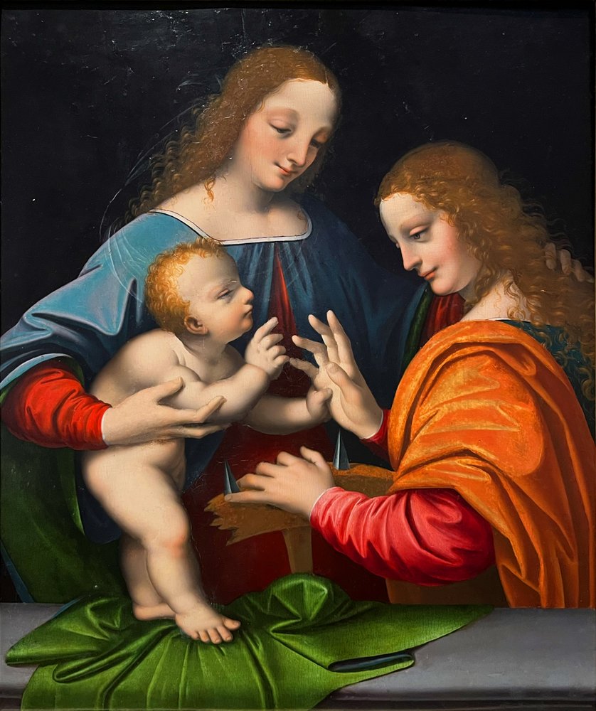 The Mystical Marriage of Saint Catherine by Marco d'Oggiono