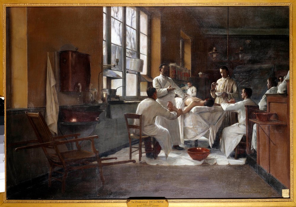 Professor Edmond Delorme (1847-1929) Describing Lung Decortication to ...