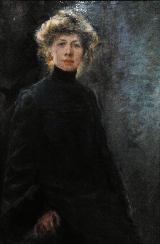Self-portrait by Maria Nostitz-Wasilkowska: Fine art print