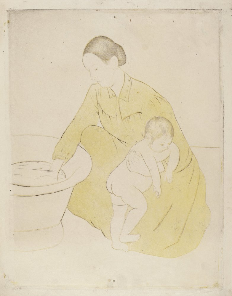 The Bath by Mary Cassatt