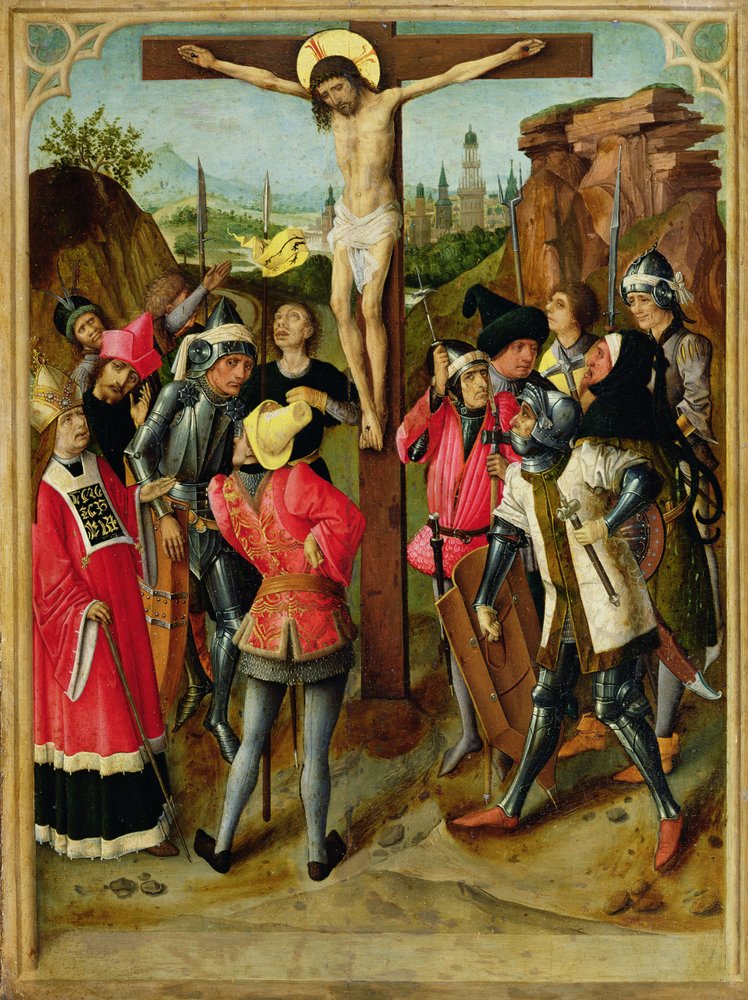 The Crucifixion, c.1460-75 von Master of the Gathering of the Manna