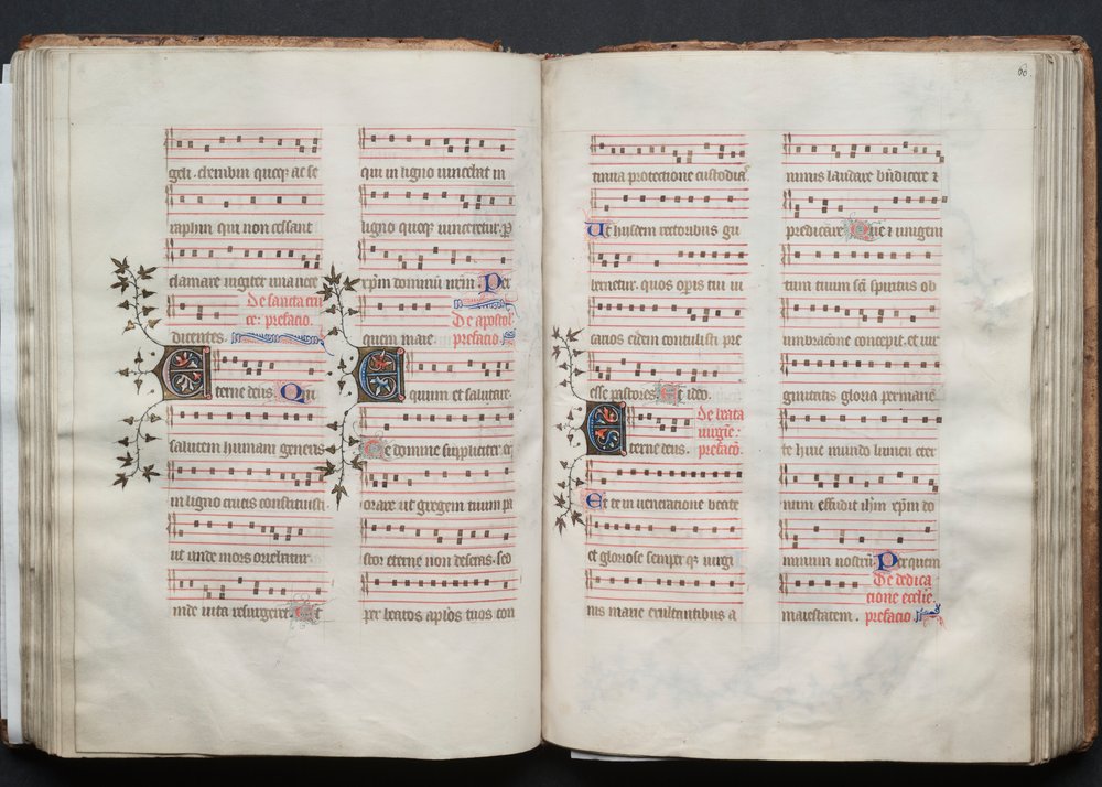 The Gotha Missal: Fol. 59v, Text by Master of the Boqueteaux