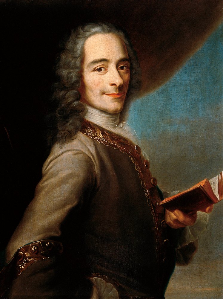 François-Marie Arouet de Voltaire called Voltaire by Maurice-Quentin de La Tour