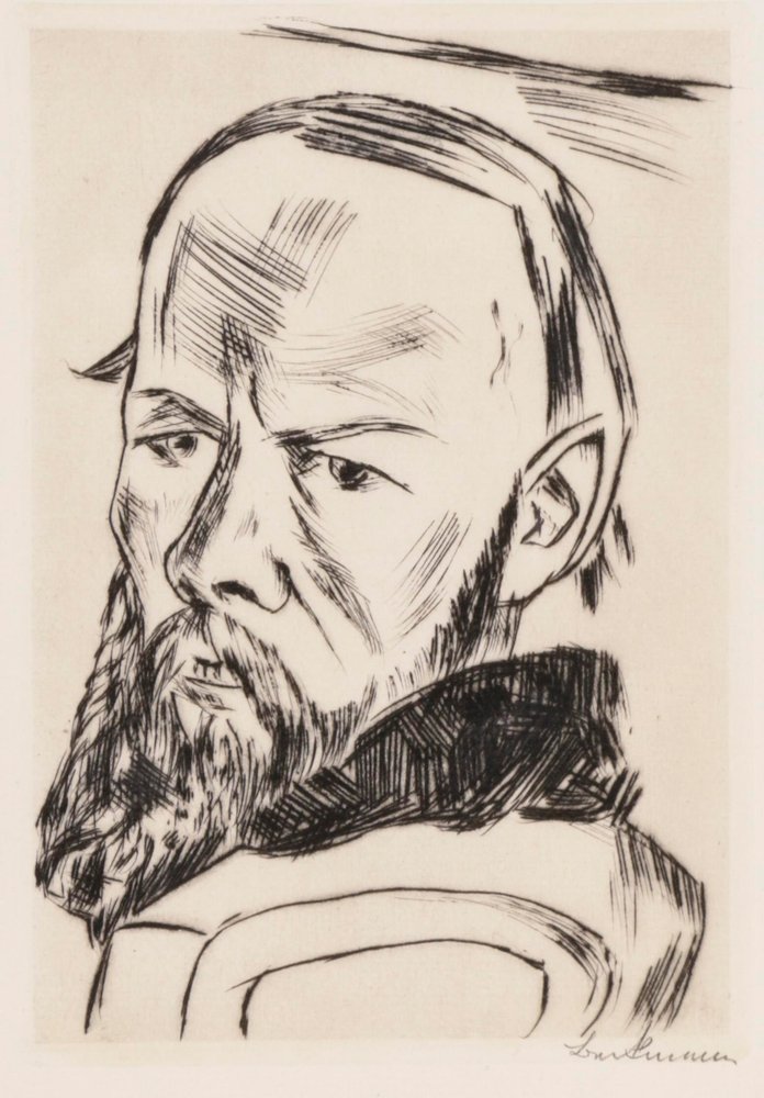 Dostoevsky II, 1921 by Max Beckmann