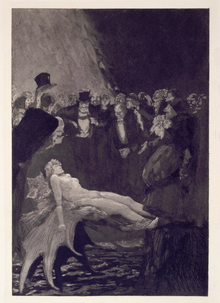 Chained, plate 11 from the series “A Life: Opus VIII” by Max Klinger
