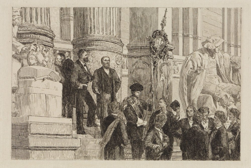 Portal of the New Museum of Decorative Arts by Max Klinger