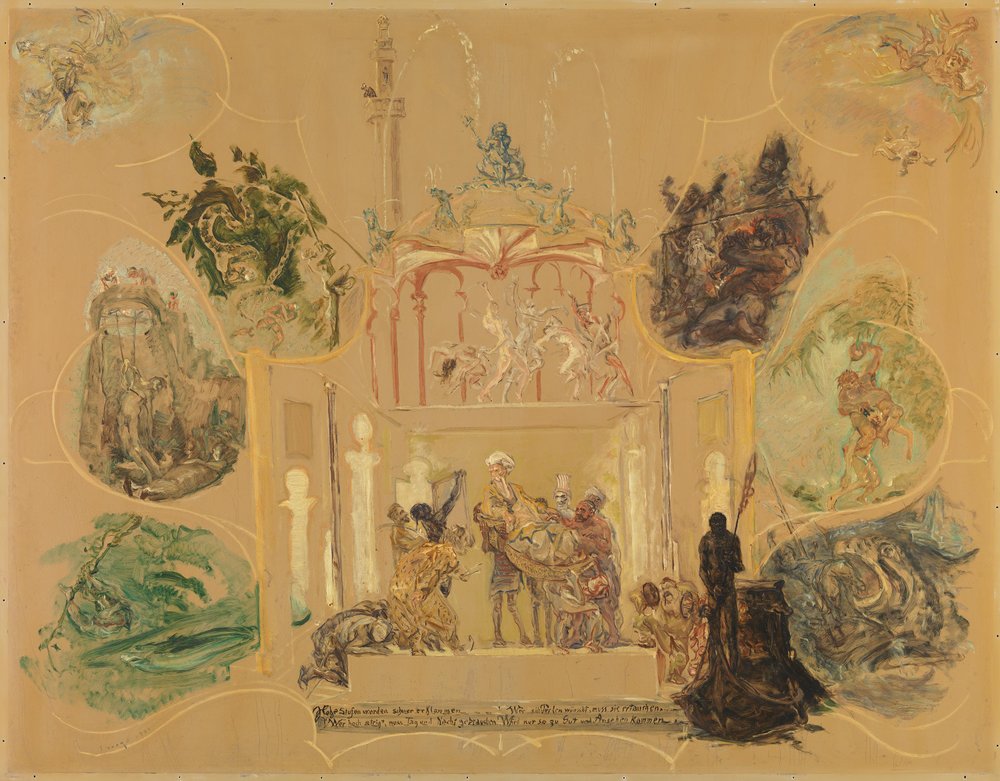 Theater Curtain by Max Slevogt