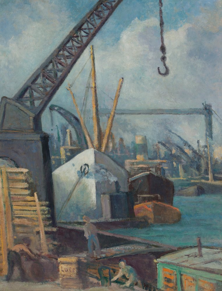 Le Port at Rouen by Maximilien Luce: Buy fine art print