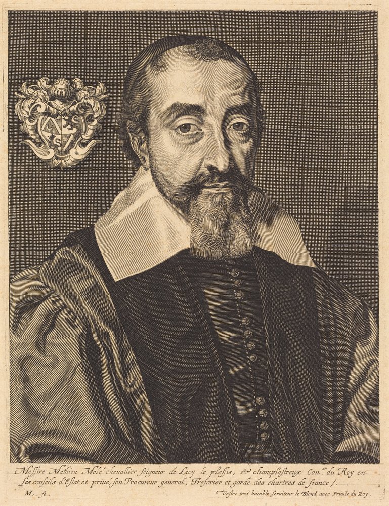 Mathieu Molé by Michel Lasne