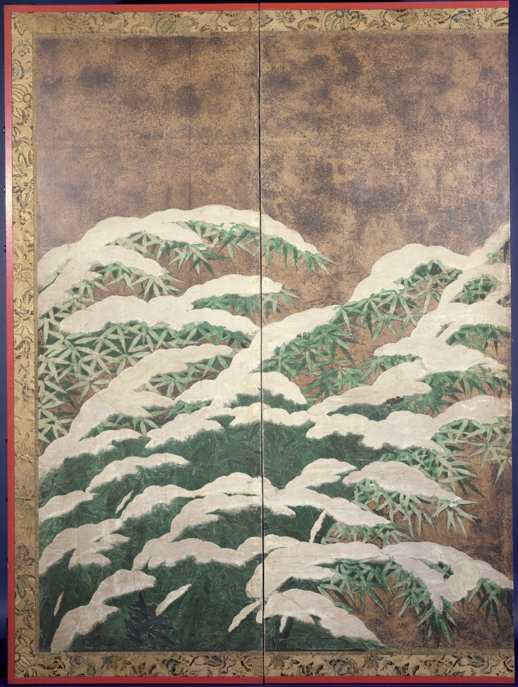 Bamboo in Snow, c.1600 by Mitsuyoshi Tosa