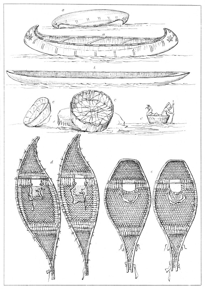 Sioux Canoes and Chippewa Snowshoes by Myers and Co - Main Image