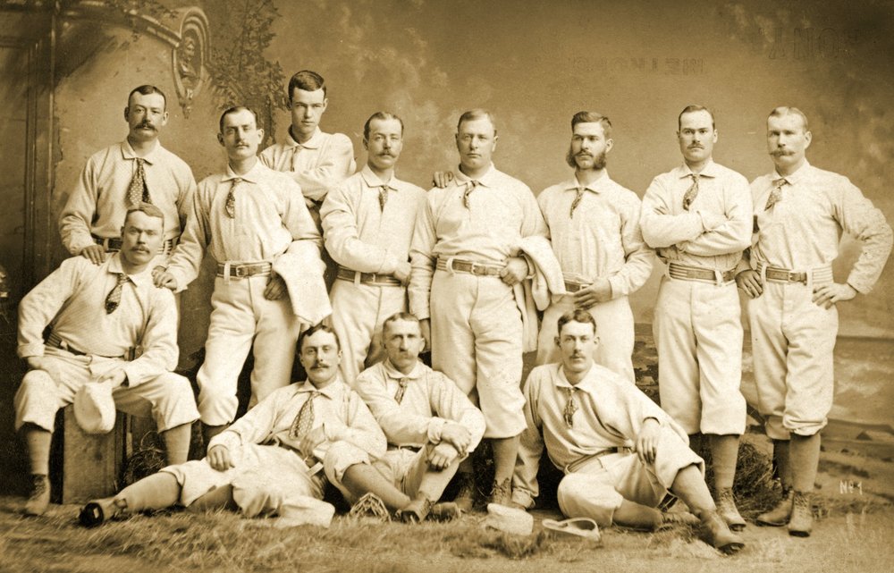 The Metropolitan baseball nine, 1882 by Napoleon Sarony