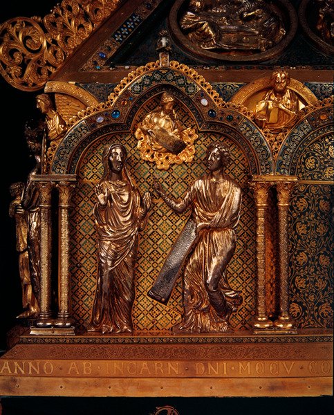 The Annunciation, 1205 by Nicholas of Verdun