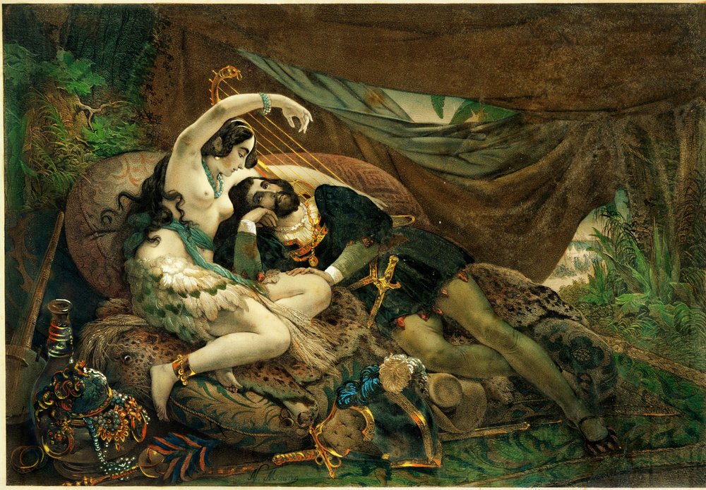 The Mexican Alaida with Cortes in His Tent