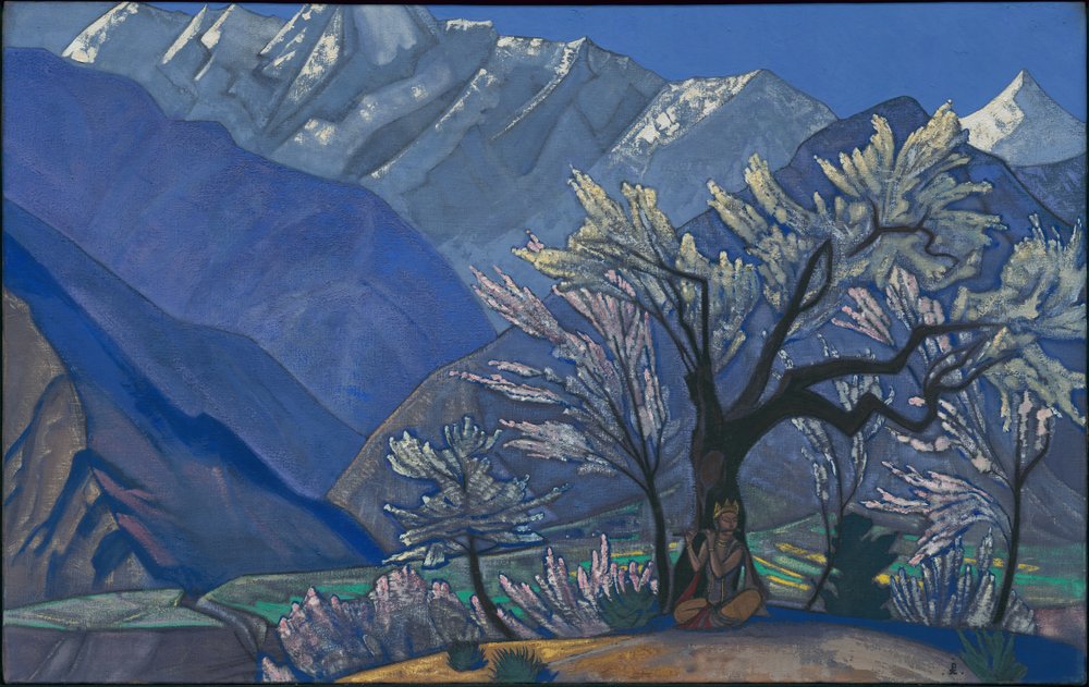 Krishna, "Kulu" series, 1929 by Nicholas Roerich
