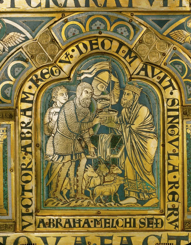 Abraham and Melchizedek by Nicholas of Verdun