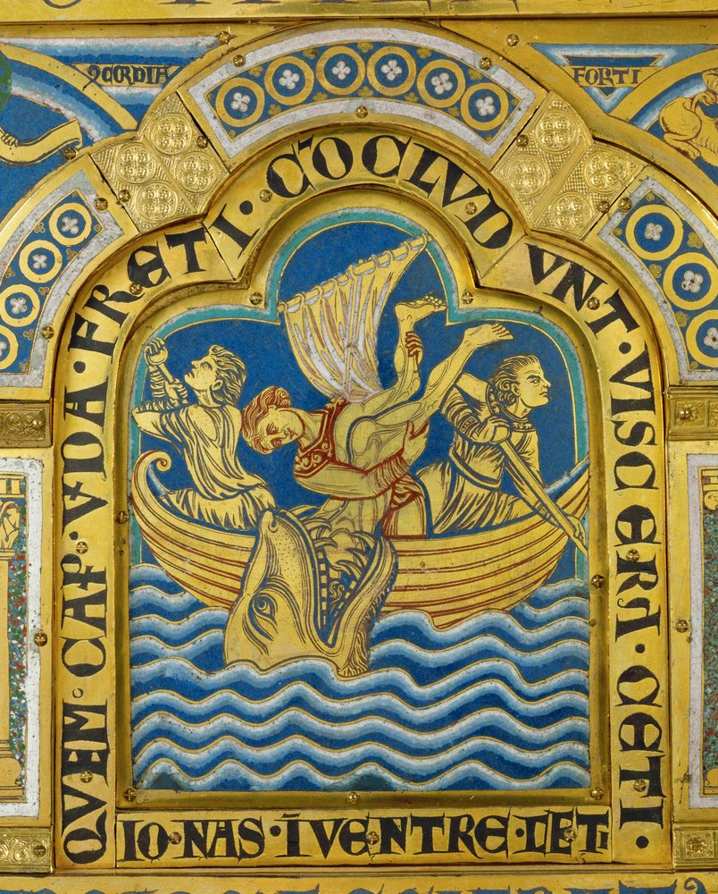 Jonah and the Whale, from the Verdun Altar by Nicholas of Verdun