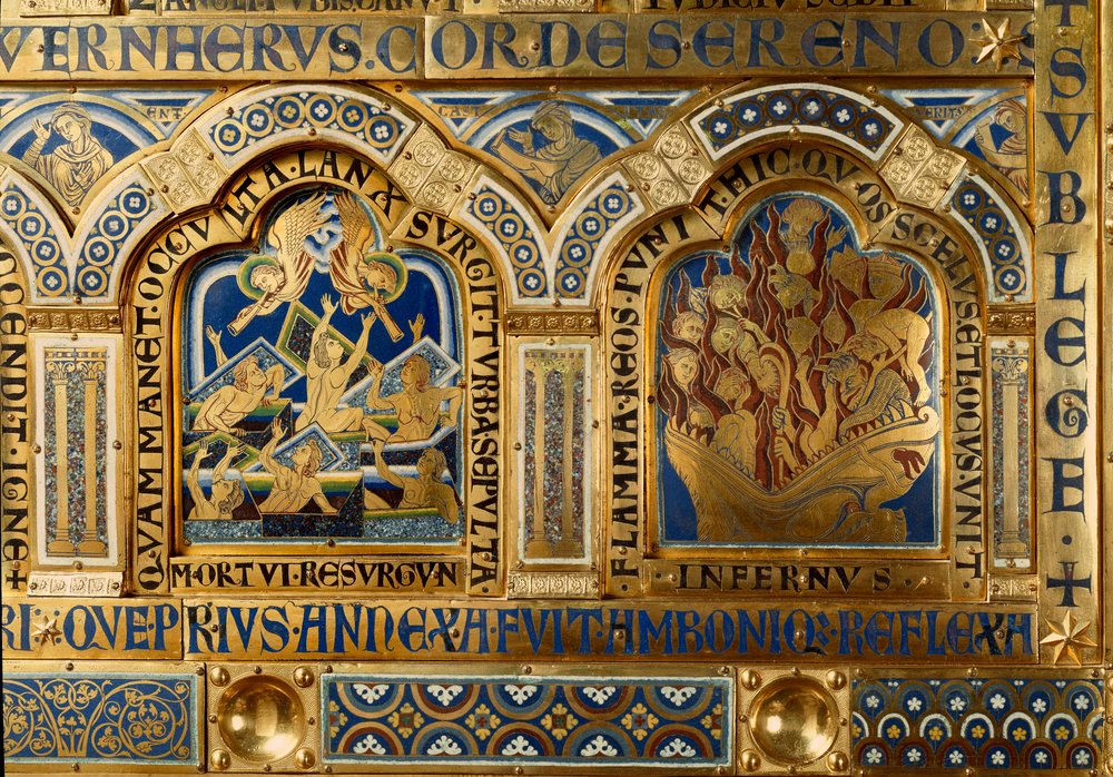 Verdun Altar by Nicolas de Verdun (ca.1130/50-1205): Detail (12th century) by Nicholas of Verdun