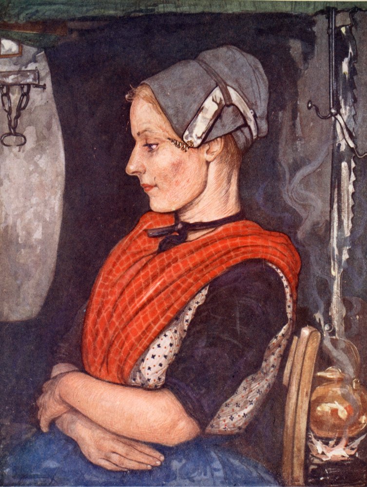 A Girl of Elspeet, 1904 by Nico Jungman: Fine art print