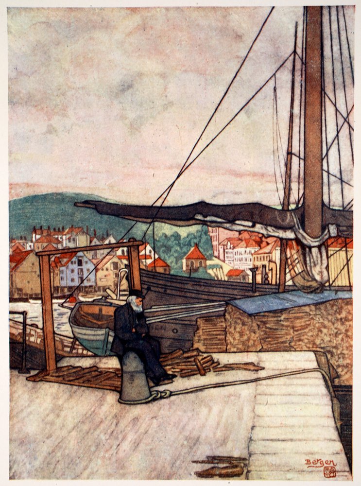 Bergen, 1905 by Nico Jungman
