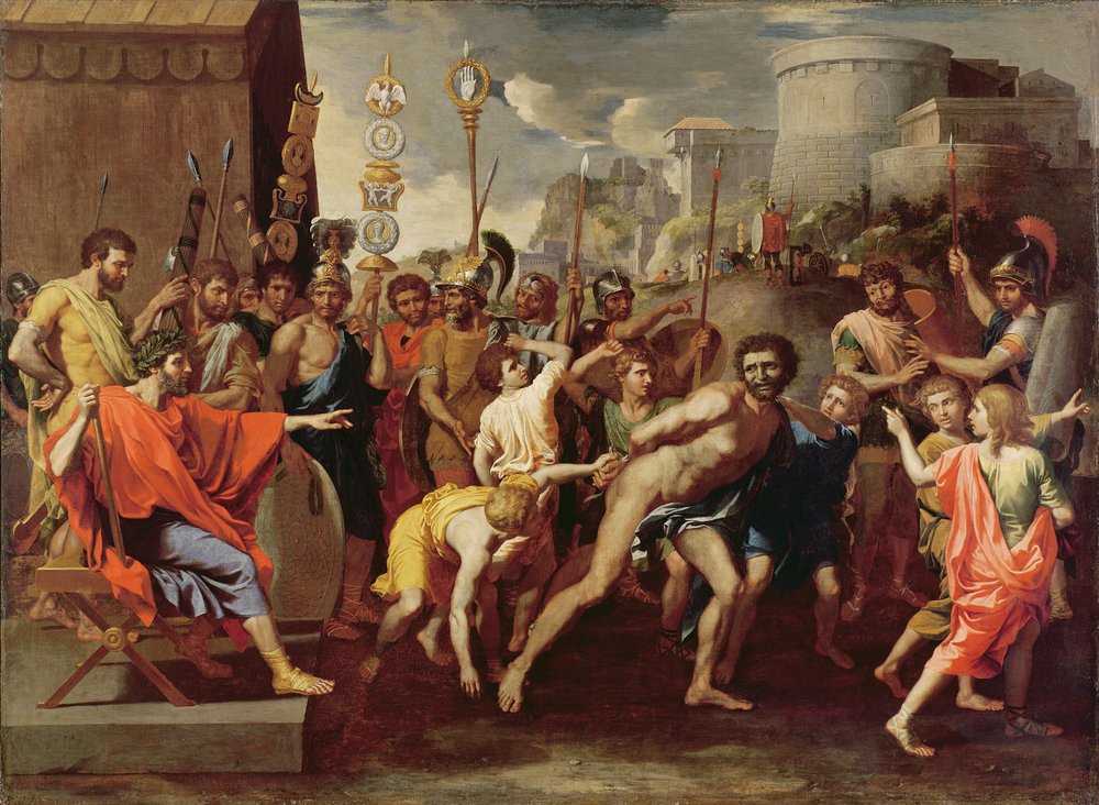 Camillus and the Schoolmaster of Falerii, c. 1635-40 by Nicolas Poussin