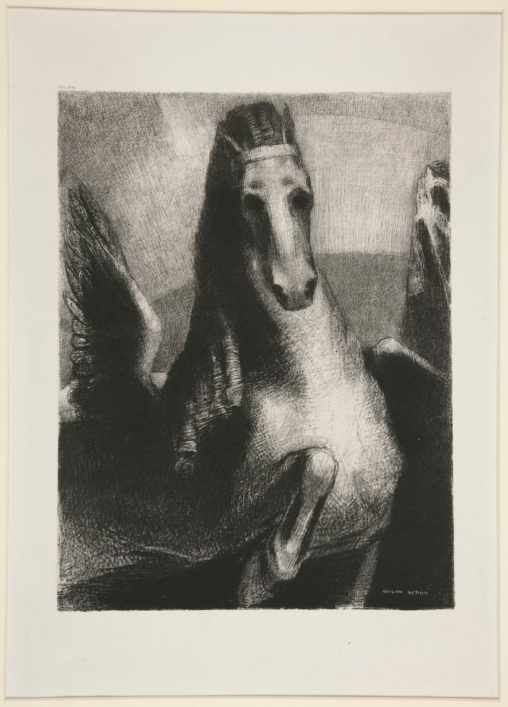 The Wing by Odilon Redon