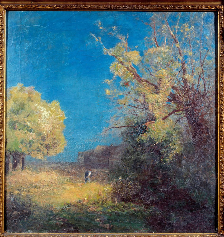 The road to Peyrelebade. Painting by Odilon Redon (1840-1916) by Odilon Redon