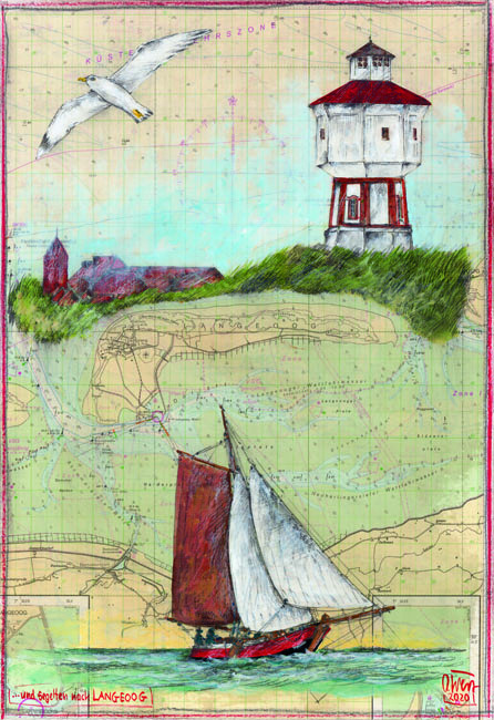 ...and sailed to Langeoog by Ole West
