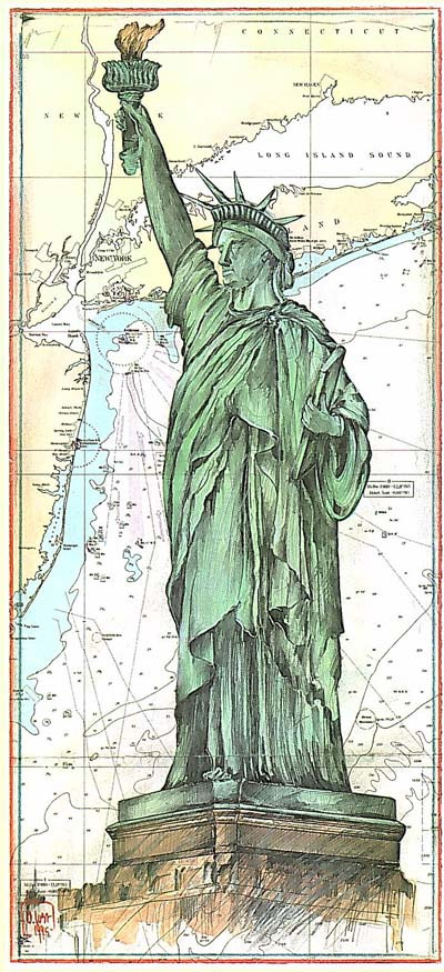 Statue of Liberty by Ole West