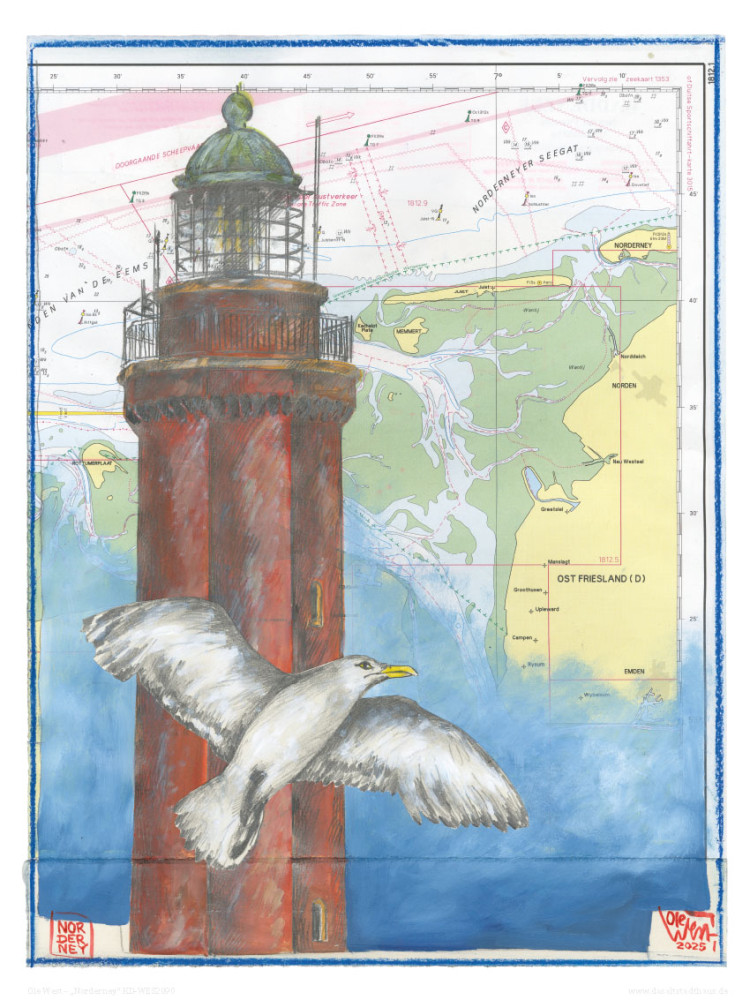 Lighthouse “NORDERNEY” by Ole West
