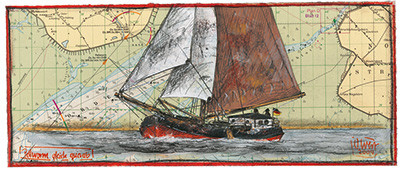 Pellworm right abeam by Ole West