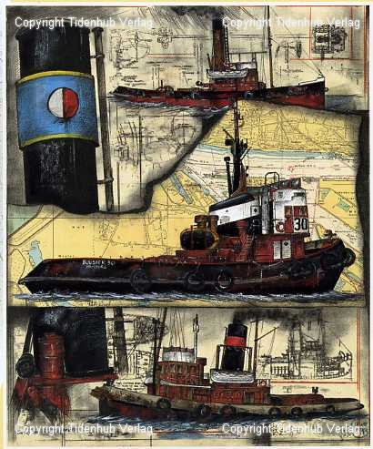 Tugboat Sheet by Ole West