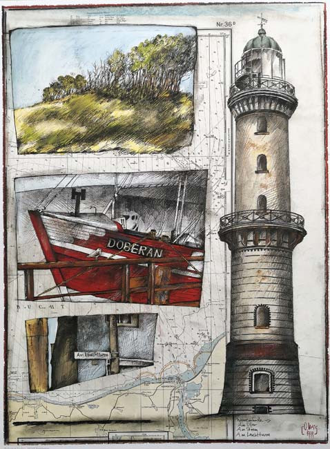 Warnemünde, small by Ole West
