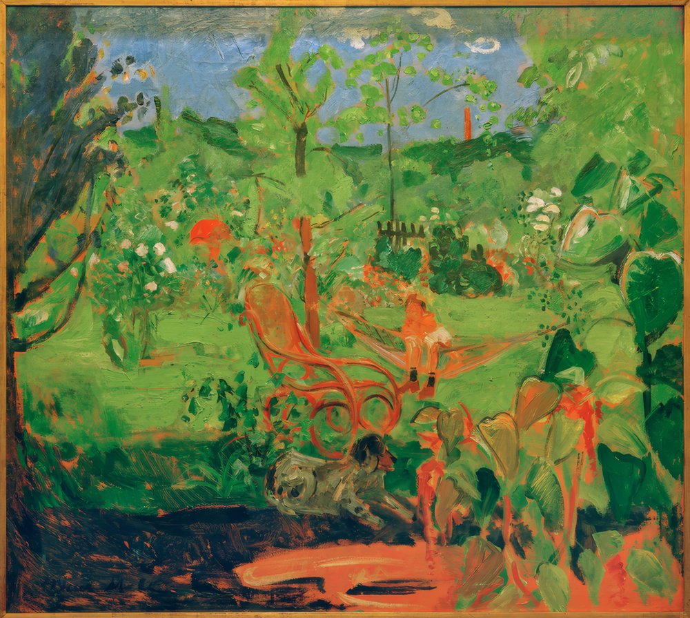 Fürstenfeldbruck, Garden Picture by Oskar Moll