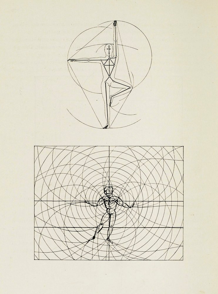 From The Stage at the Bauhaus, 1925 by Oskar Schlemmer