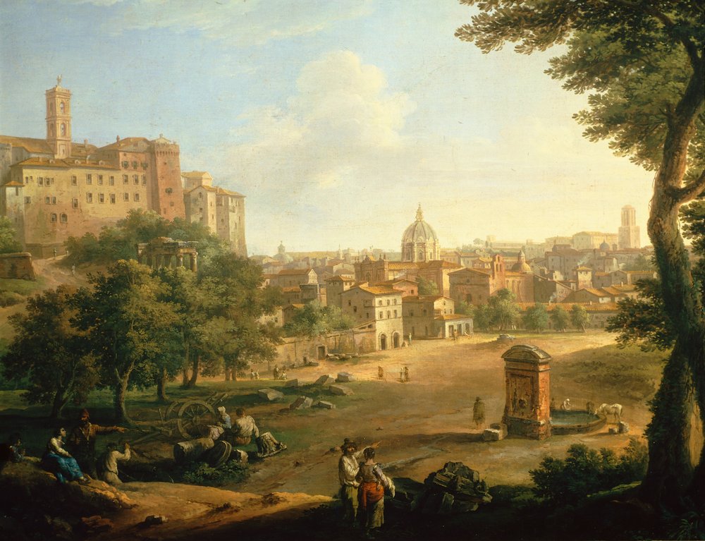 The Cattle Field (Il Campo Vaccino) in Rome by Paolo Monaldi