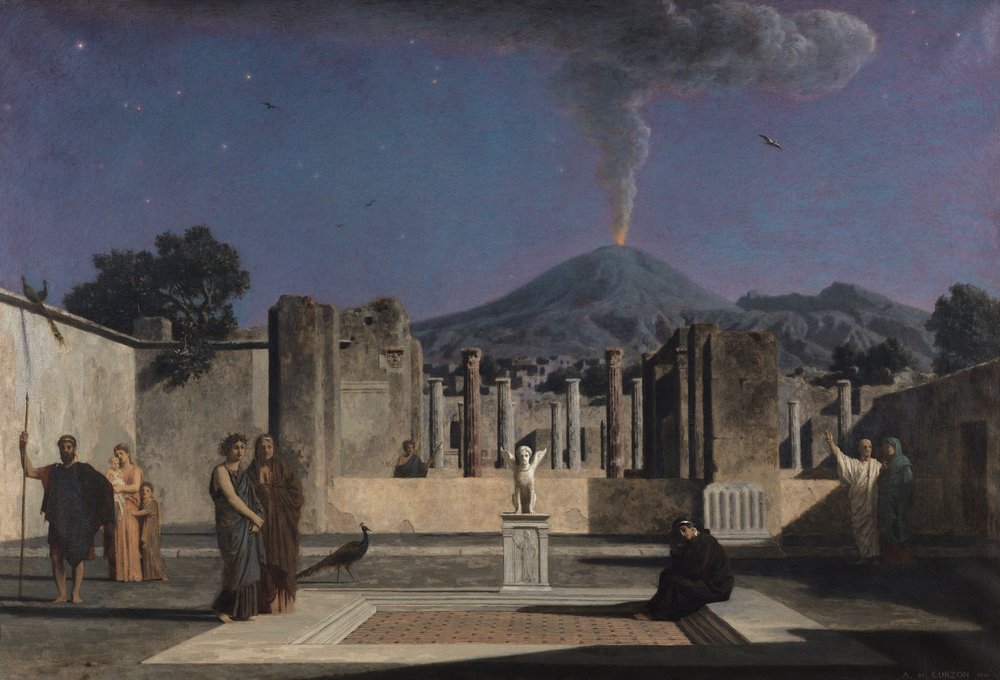Dream in the Ruins of Pompeii, 1866 by Paul Alfred de Curzon