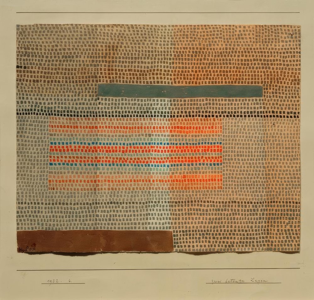 Two Emphasized Layers by Paul Klee: Buy fine art print