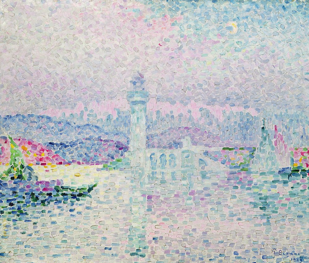The Lighthouse at Antibes, 1909 by Paul Signac