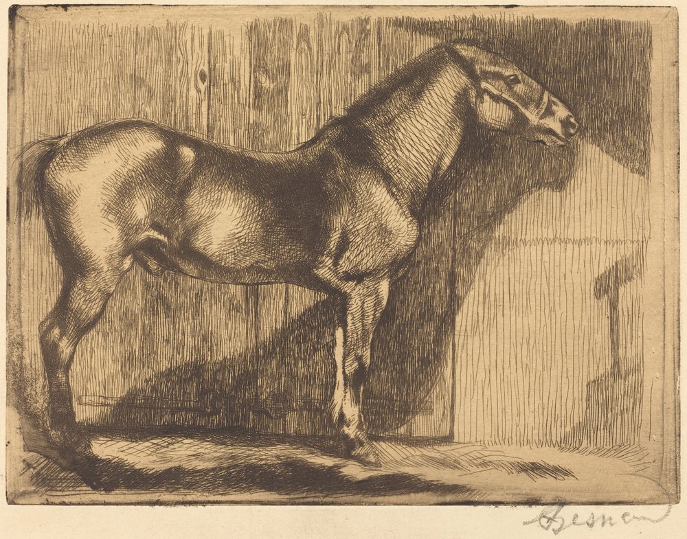Pony by Paul Albert Besnard