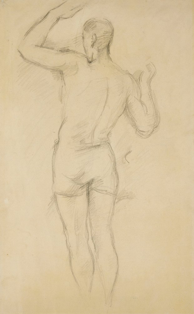 Bather Standing by Paul Cézanne