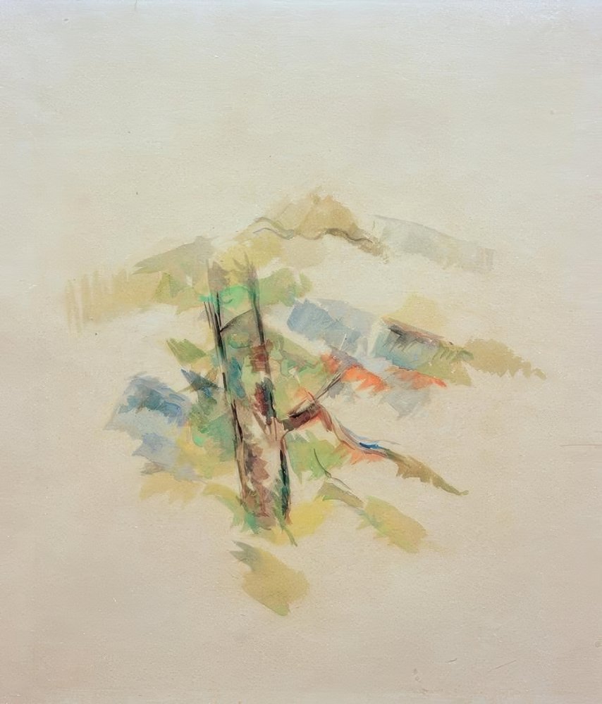 Study of a Tree by Paul Cézanne: Premium art reproduction